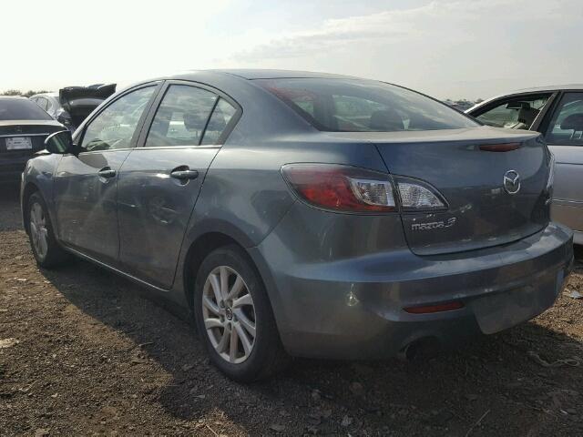 JM1BL1V70D1739705 - 2013 MAZDA 3 I GRAY photo 3