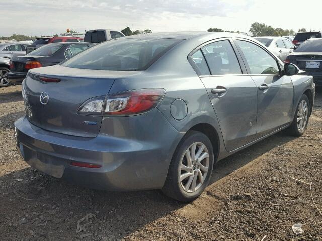 JM1BL1V70D1739705 - 2013 MAZDA 3 I GRAY photo 4