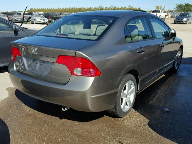 JHMFA16856S009556 - 2006 HONDA CIVIC EX TAN photo 4