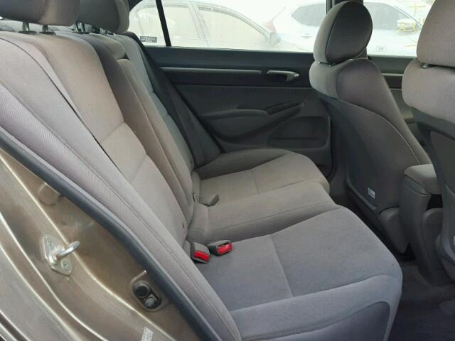 JHMFA16856S009556 - 2006 HONDA CIVIC EX Թուխ լուսանկար 6