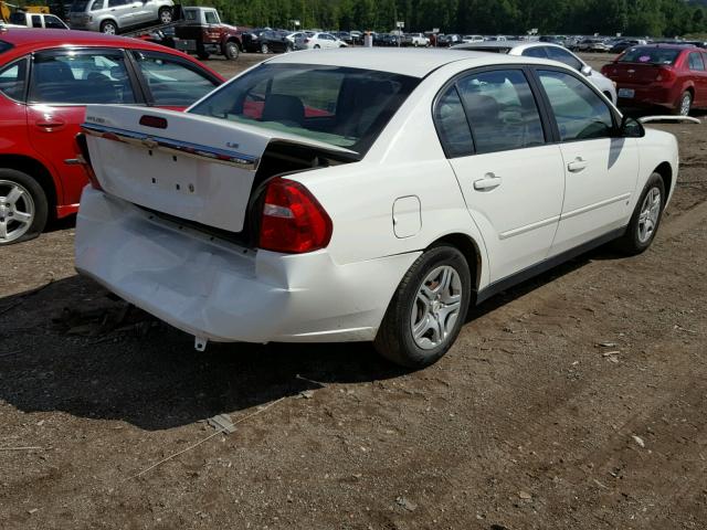 1G1ZS57F07F272797 - 2007 CHEVROLET MALIBU LS 白色 照片 4