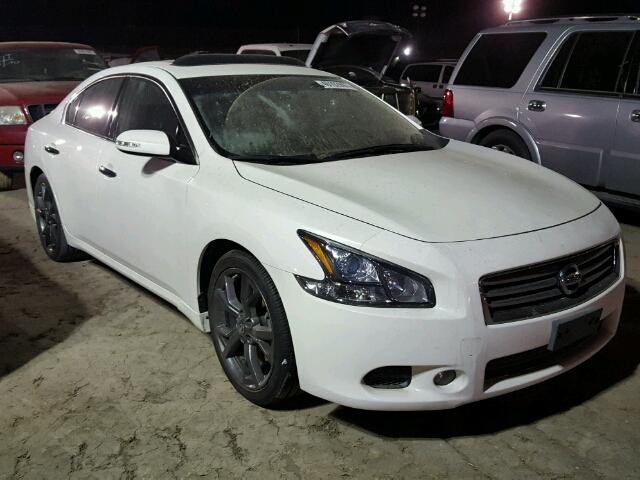 1N4AA5AP5EC494300 - 2014 NISSAN MAXIMA S WHITE photo 1