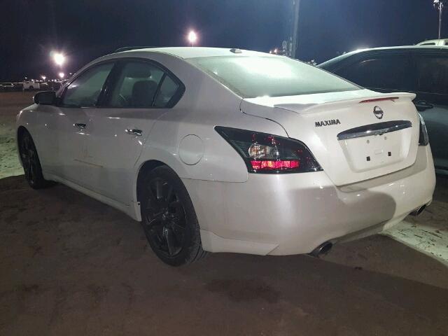 1N4AA5AP5EC494300 - 2014 NISSAN MAXIMA S WHITE photo 3