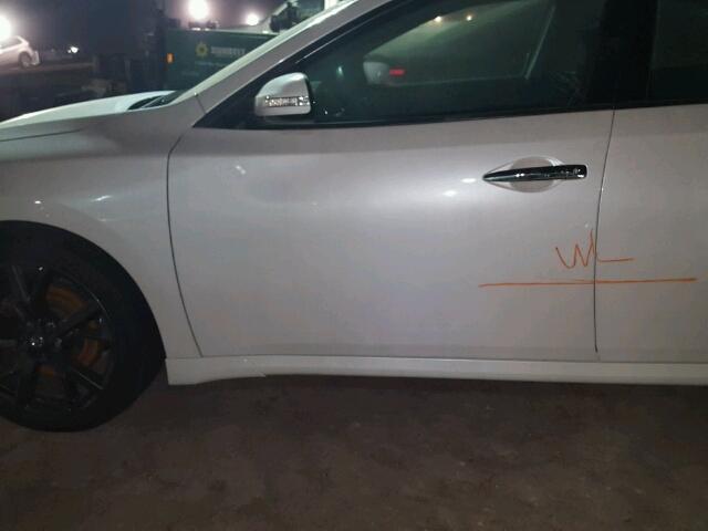 1N4AA5AP5EC494300 - 2014 NISSAN MAXIMA S Blanc photo 9