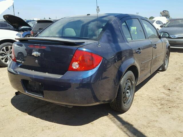 1G1AL58F587342850 - 2008 CHEVROLET COBALT BLUE photo 4