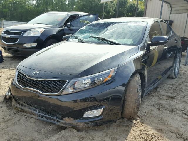 5XXGM4A74FG385091 - 2015 KIA OPTIMA LX BLACK photo 2