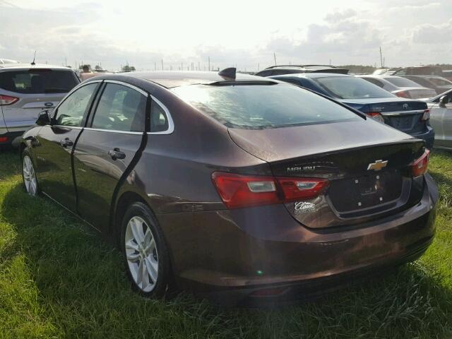 1G1ZE5ST2GF325858 - 2016 CHEVROLET MALIBU მუქწითელი ფოტო 3