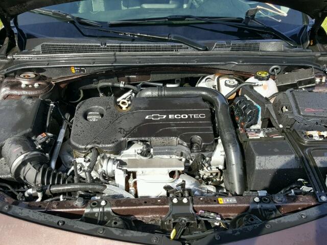 1G1ZE5ST2GF325858 - 2016 CHEVROLET MALIBU მუქწითელი ფოტო 7