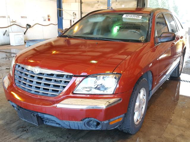 2C4GM68455R662652 - 2005 CHRYSLER PACIFICA T RED photo 2