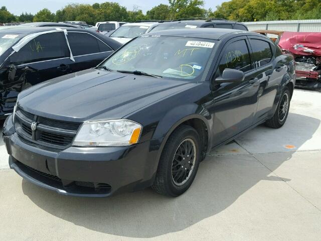 1B3CC4FB9AN209246 - 2010 DODGE AVENGER SX BLACK photo 2