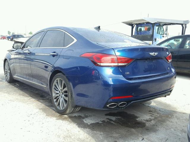 KMHGN4JFXFU054462 - 2015 HYUNDAI GENESIS 5. BLUE photo 3