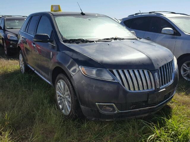 2LMDJ6JK0DBL33160 - 2013 LINCOLN MKX BLACK photo 1