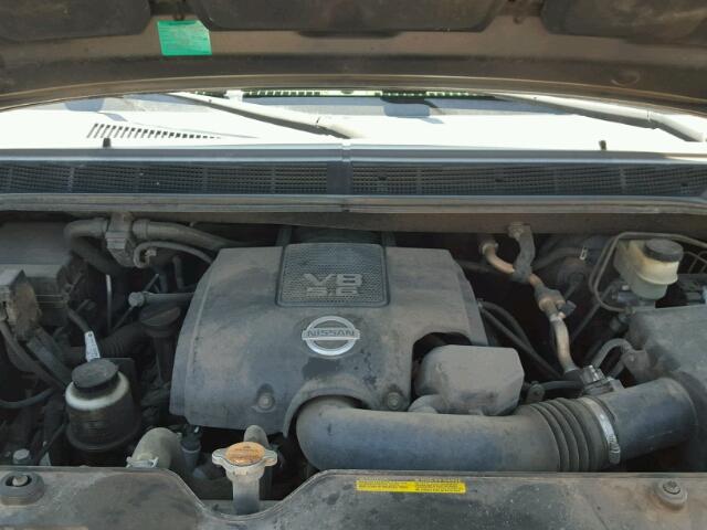 5N1BA08A27N723876 - 2007 NISSAN ARMADA SE BLACK photo 7