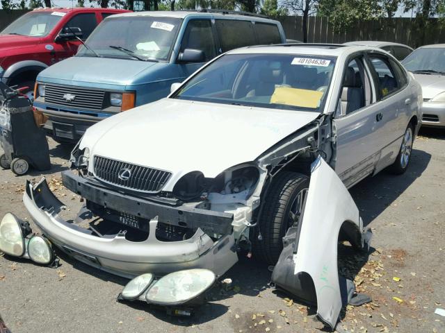 JT8BL69S630011756 - 2003 LEXUS GS 430 WHITE photo 2