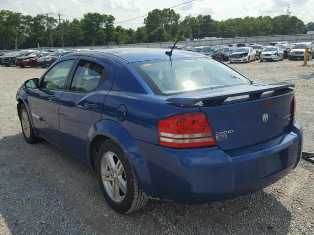 1B3CC5FBXAN118881 - 2010 DODGE AVENGER R/ BLUE photo 3