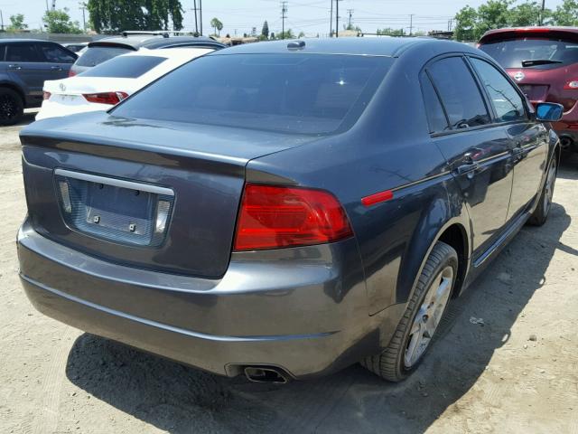 19UUA66225A016097 - 2005 ACURA TL GRAY photo 4