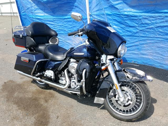 1HD1KEM15CB685960 - 2012 HARLEY-DAVIDSON FLHTK ELEC 蓝色 照片 1