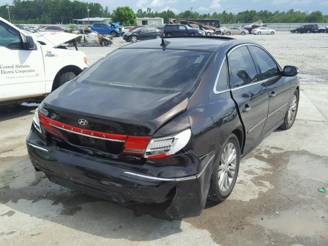 KMHFC4DF5BA517245 - 2011 HYUNDAI AZERA GLS BLACK photo 4