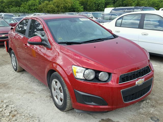 1G1JA5SH4D4100501 - 2013 CHEVROLET SONIC LS 红色 照片 1