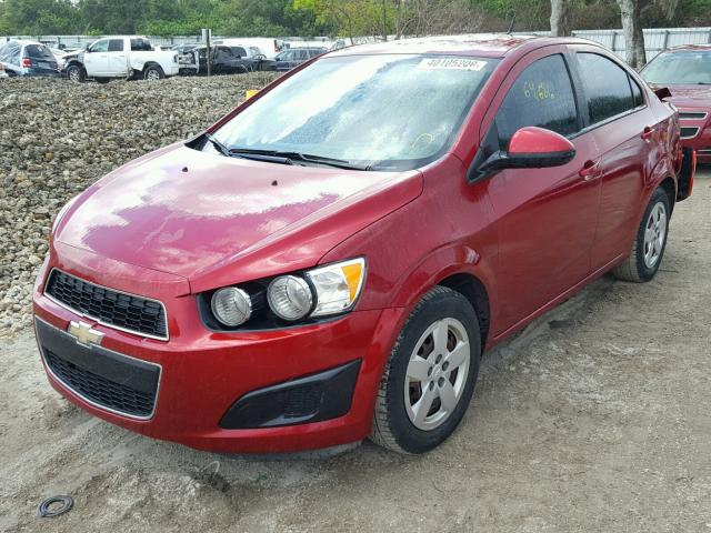 1G1JA5SH4D4100501 - 2013 CHEVROLET SONIC LS 红色 照片 2