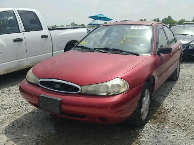 3FAFP6638YM108360 - 2000 FORD CONTOUR SE MAROON photo 2