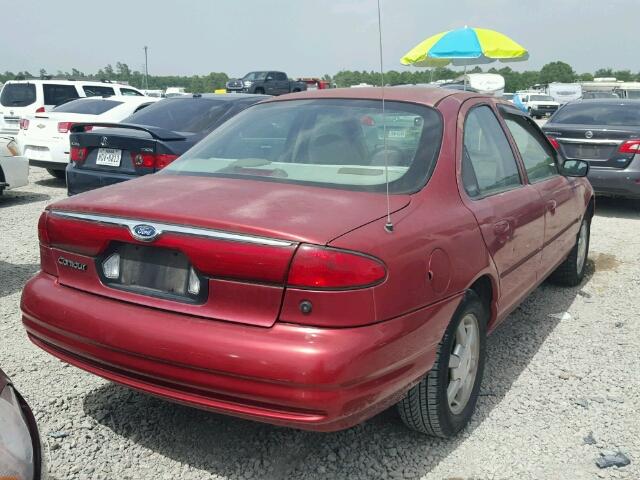 3FAFP6638YM108360 - 2000 FORD CONTOUR SE MAROON photo 4