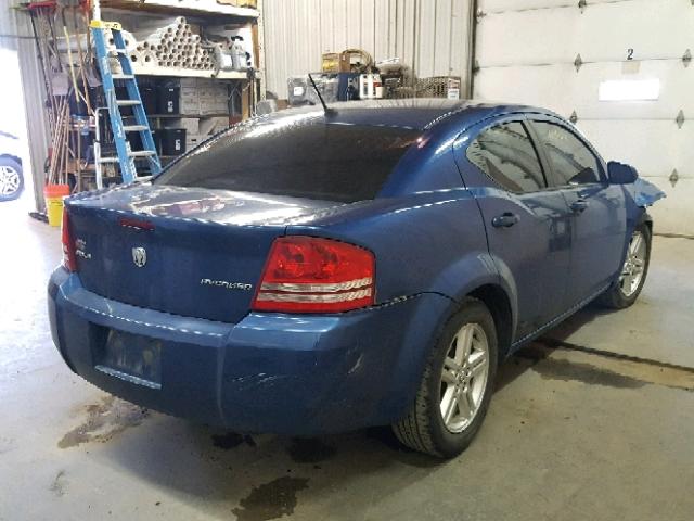 1B3CC1FB2AN175780 - 2010 DODGE AVENGER EX BLUE photo 4