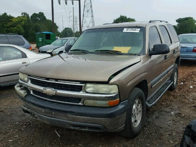 1GNEK13V54J190317 - 2004 CHEVROLET TAHOE K150 GOLD photo 2