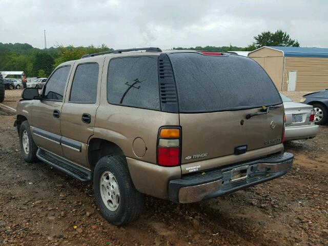 1GNEK13V54J190317 - 2004 CHEVROLET TAHOE K150 GOLD photo 3