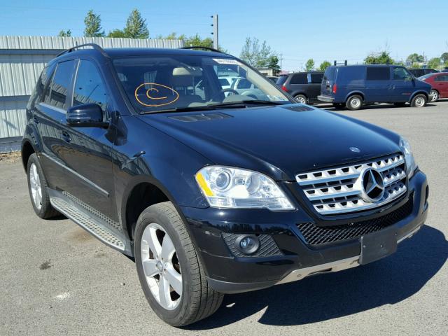 4JGBB8GB8BA702259 - 2011 MERCEDES-BENZ ML 350 4MA BLACK photo 1