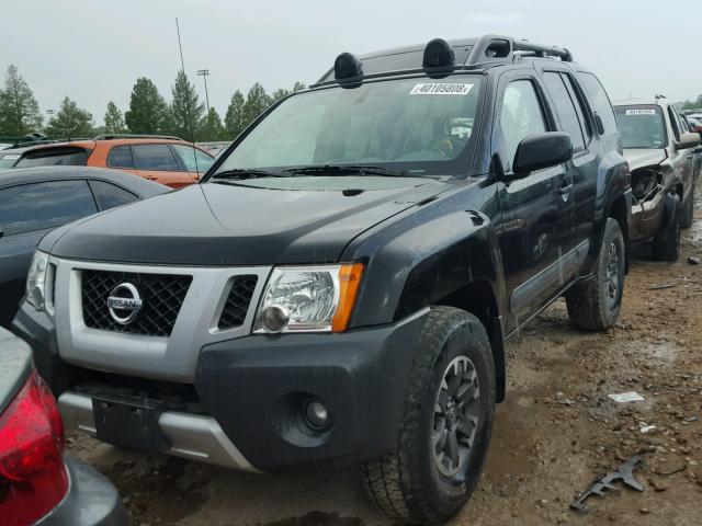 5N1AN0NW4FN653117 - 2015 NISSAN XTERRA X BLACK photo 2