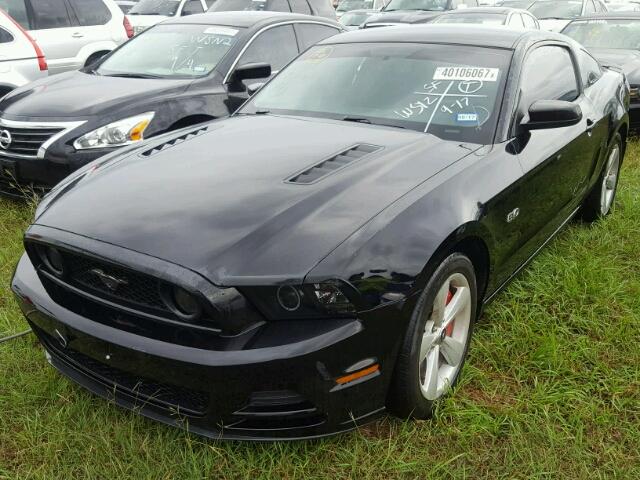 1ZVBP8CF6E5301592 - 2014 FORD MUSTANG GT BLACK photo 2