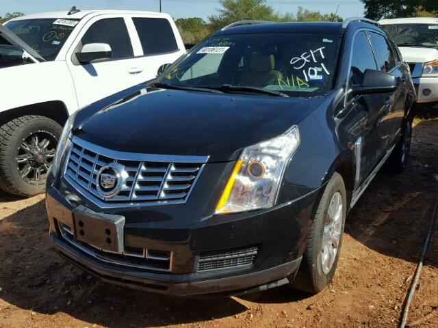 3GYFNEE37ES625985 - 2014 CADILLAC SRX LUXURY BLACK photo 2