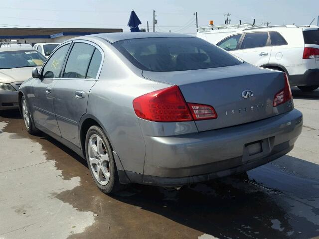 JNKCV51E94M606819 - 2004 INFINITI G35 SILVER photo 3