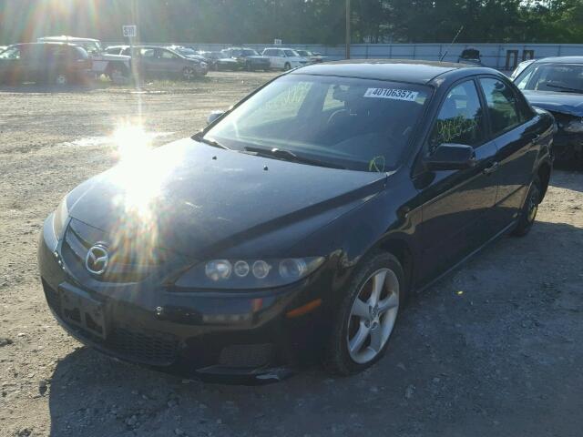 1YVHP80D375M44660 - 2007 MAZDA 6 S BLACK photo 2