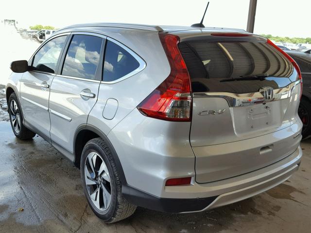 5J6RM3H99GL029306 - 2016 HONDA CR-V TOURI SILVER photo 3