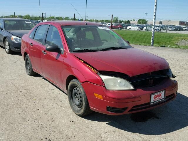 1FAFP34N15W204331 - 2005 FORD FOCUS ZX4 RED photo 1