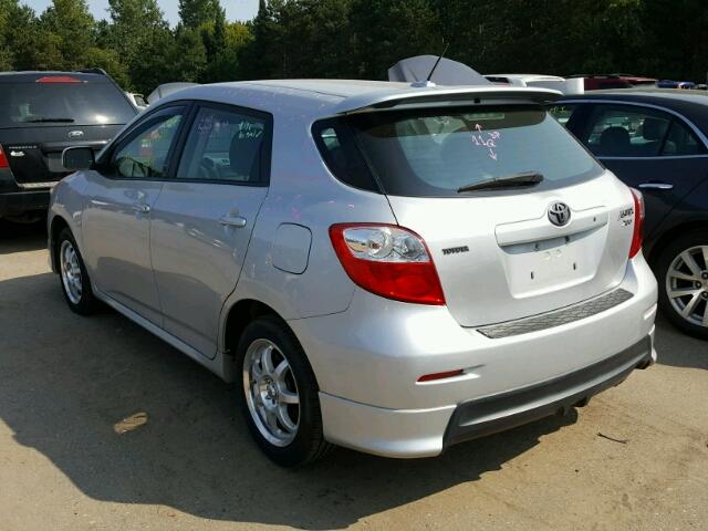 2T1GE40E89C002830 - 2009 TOYOTA COROLLA MA SILVER photo 3