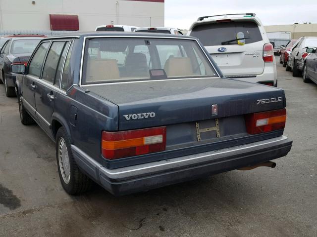 YV1GA6945L0083413 - 1990 VOLVO 760 GLE GREEN photo 3