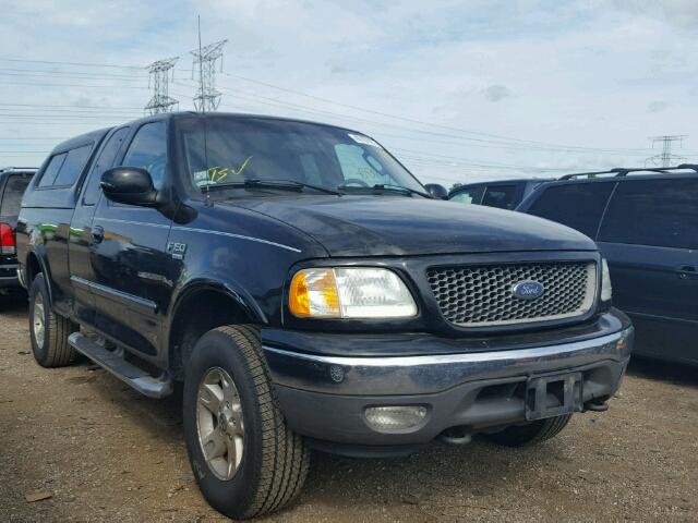 1FTRX18LX2NB15394 - 2002 FORD F150 BLACK photo 1