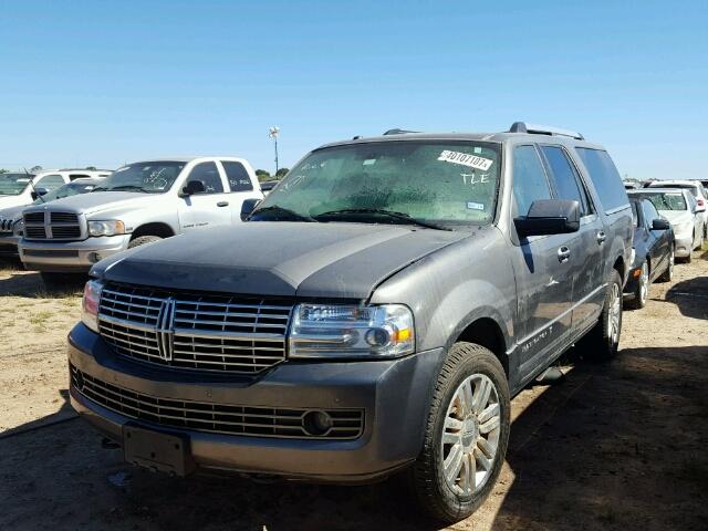 5LMJJ3H58EEL06594 - 2014 LINCOLN NAVIGATOR GRAY photo 2