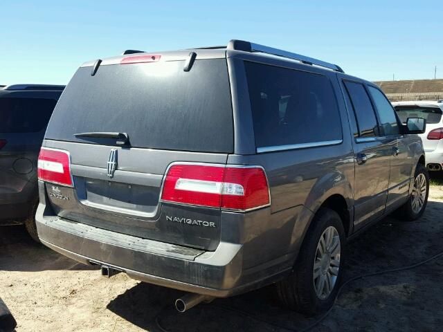 5LMJJ3H58EEL06594 - 2014 LINCOLN NAVIGATOR GRAY photo 4