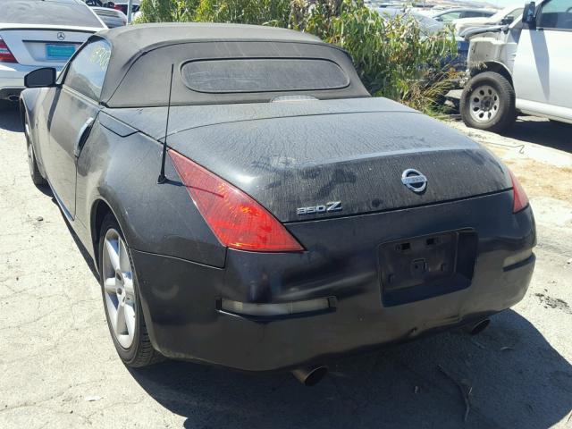 JN1AZ36A34T006166 - 2004 NISSAN 350Z ROADS BLACK photo 3