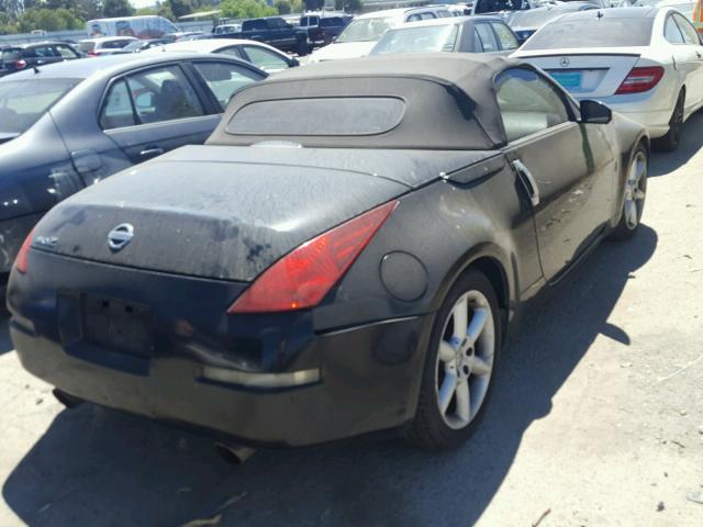 JN1AZ36A34T006166 - 2004 NISSAN 350Z ROADS BLACK photo 4