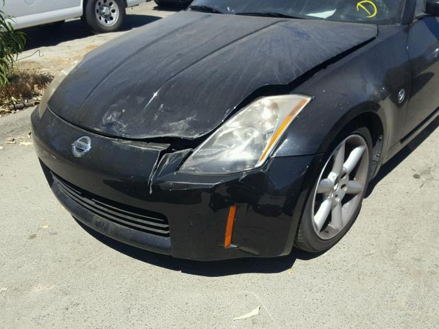 JN1AZ36A34T006166 - 2004 NISSAN 350Z ROADS BLACK photo 9