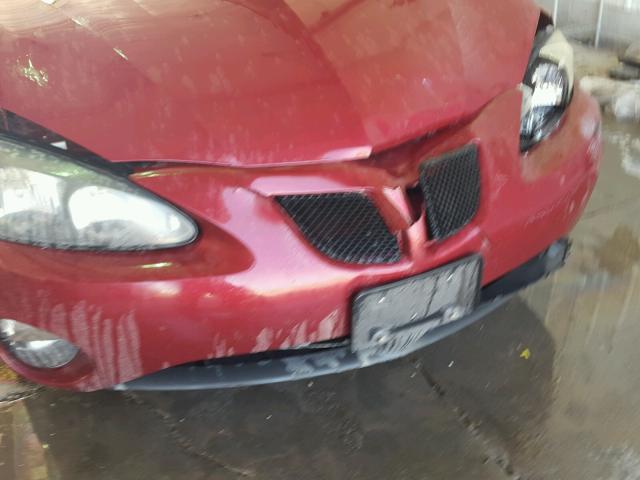 2G2WR524941193826 - 2004 PONTIAC GRAND PRIX Qırmızı foto 9
