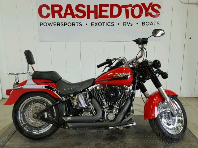 1HD1BX514AB025450 - 2010 HARLEY-DAVIDSON FLSTF RED photo 1