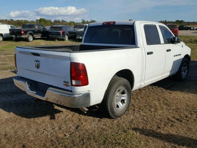 1D7RB1CP5BS615916 - 2011 DODGE RAM 1500 WHITE photo 4