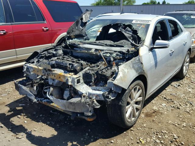 1G11E5SA4GF108758 - 2016 CHEVROLET MALIBU LIM ვერცხლისფერი ფოტო 2