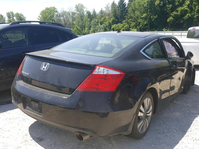 1HGCS12869A023937 - 2009 HONDA ACCORD EXL BLACK photo 4